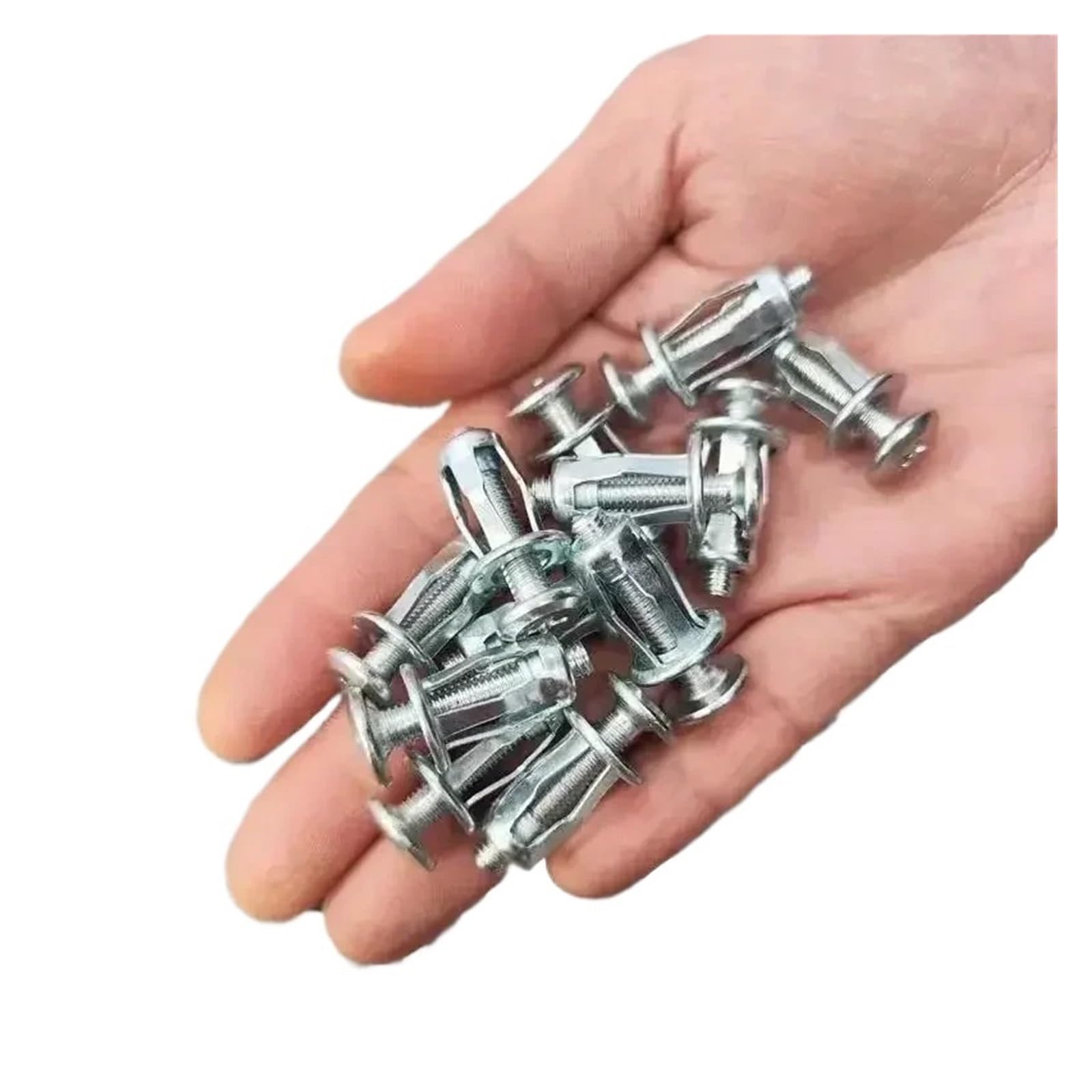 100 tasselli da muro con dadi for rivetti a petalo M4-M6