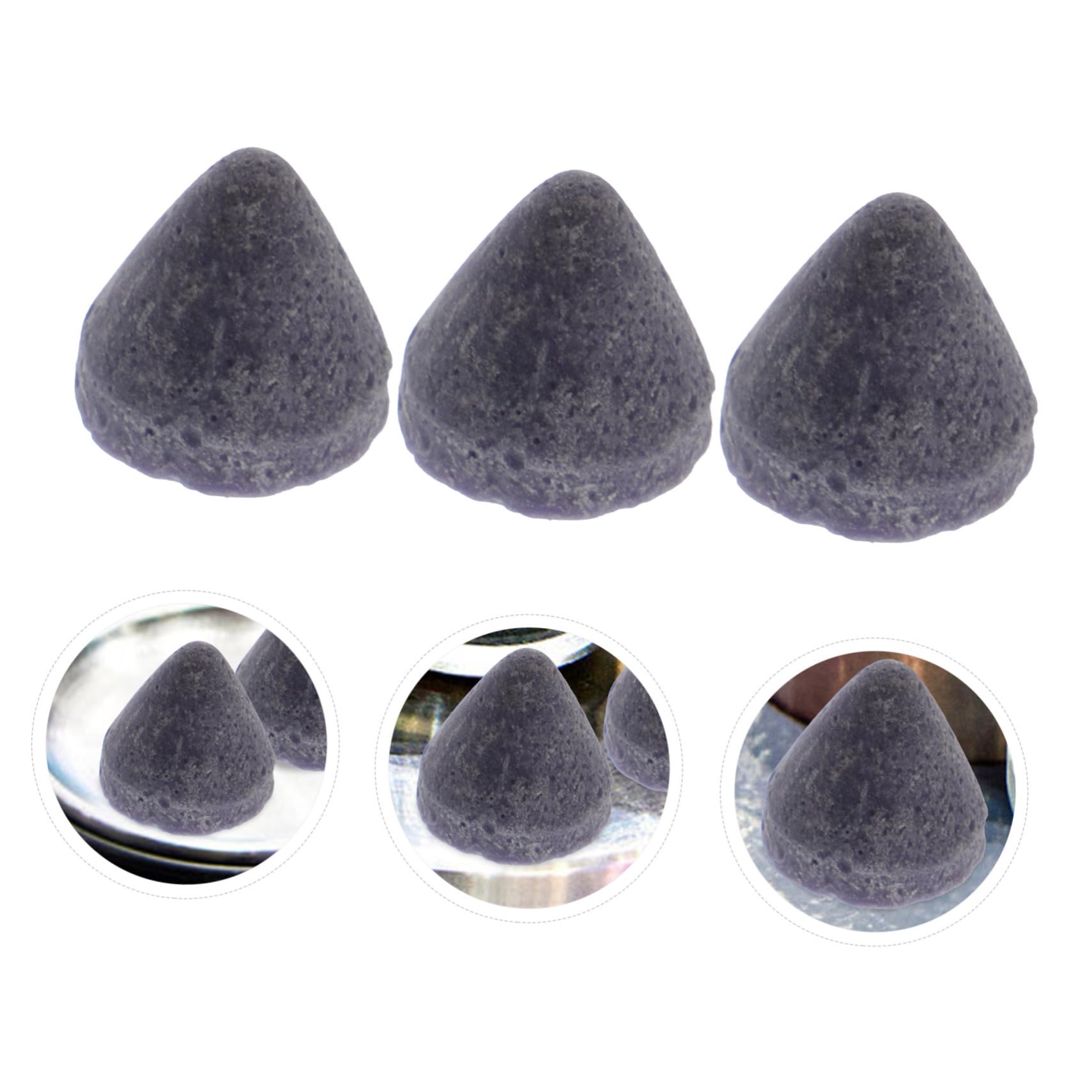 Gatuida 3piezas Abrasivos De Pulido De Resina Para Máquina De Vibración Suministros De Tumbling Para Joyas y Manualidades Efecto De Pulido Mejorado y Superficie Lisa