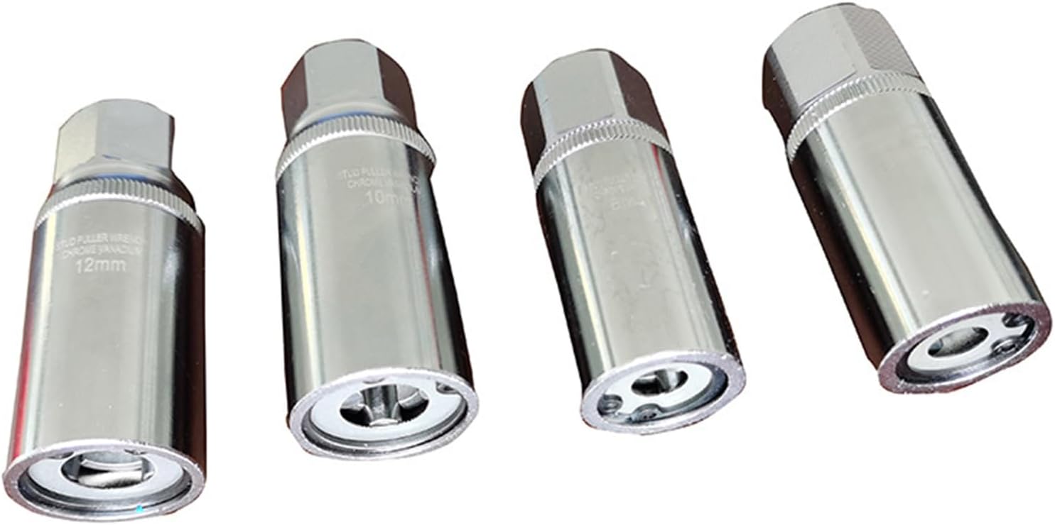 4Pcs Heavy Duty Bolt Extraction Tool Set Rusts Design for Removing Bung Damaged Screws Socket Tool Extractors Set