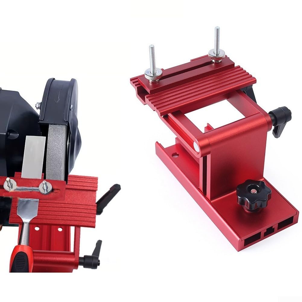 Genérico Dispositivos De Afilado, Accesorios para Muelas Abrasivas, Afiladores De ángulo Ajustable, Compatibles con Muelas Abrasivas De 6/8 De Pulgada