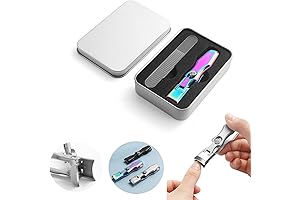 Professional Bocas Nail Clippers For Men, Ultra Sharp Stainless Steel Splashless Nail...