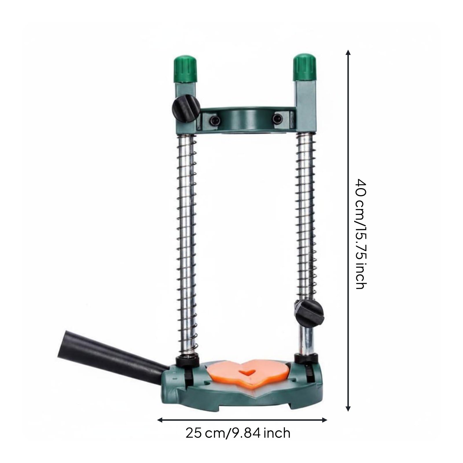 KESOTO Supporto Trapano Colonna per Trapano Supporto Utensile Guida per Forature Dritte Struttura in Metallo Compatta per Passaggio a Postazione Fissa, Multi-angle Stand