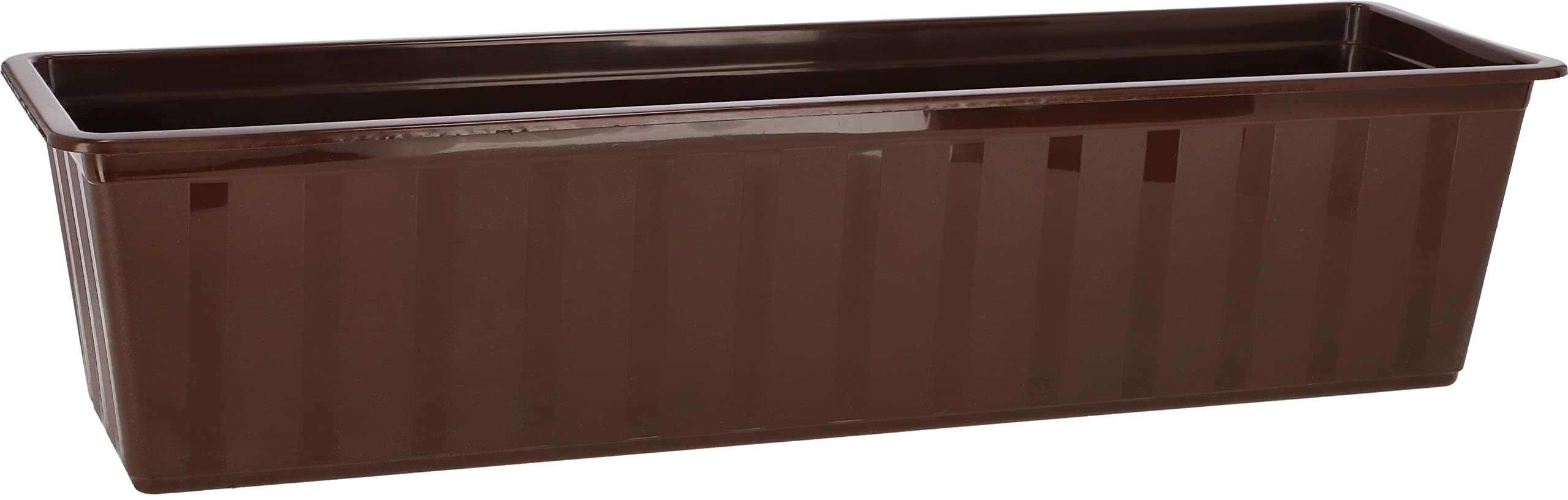 KOTARBAU® Jardineras Exterior - Madera - 60 x 18 x 15 cm - Rústico - Macetero Rectangular Exterior - Macetas - con Inserto de Plástico - Jardinera Balcon - para Terraza