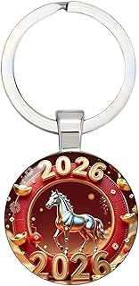 [Dfyiq] 午年キーーホルダー - 立体デザイン 財布ペンダント - 春節 バックパックチャーム | ティーン・大人・コレクター・学生・動物好き向け バースデー・旅行・贈答品・学校用小物入れに最適