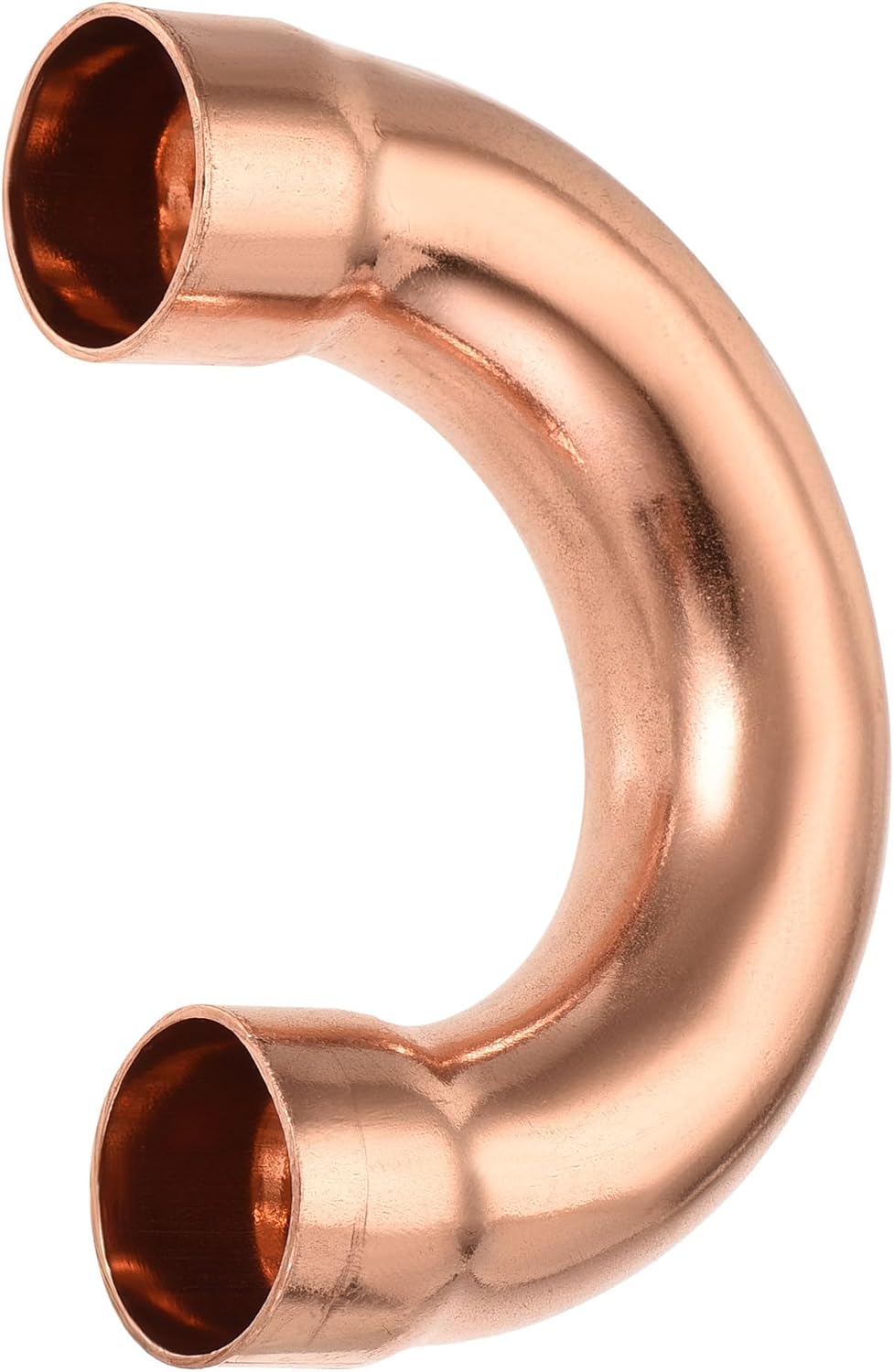 YOKIVE 1 Pcs U Shape Copper Fitting, Plumbing 180 Degree Elbow Copper Tube Pipe Fitting Welding Joint Connector, Great for HVAC, Air Conditioner (3/4" ID)