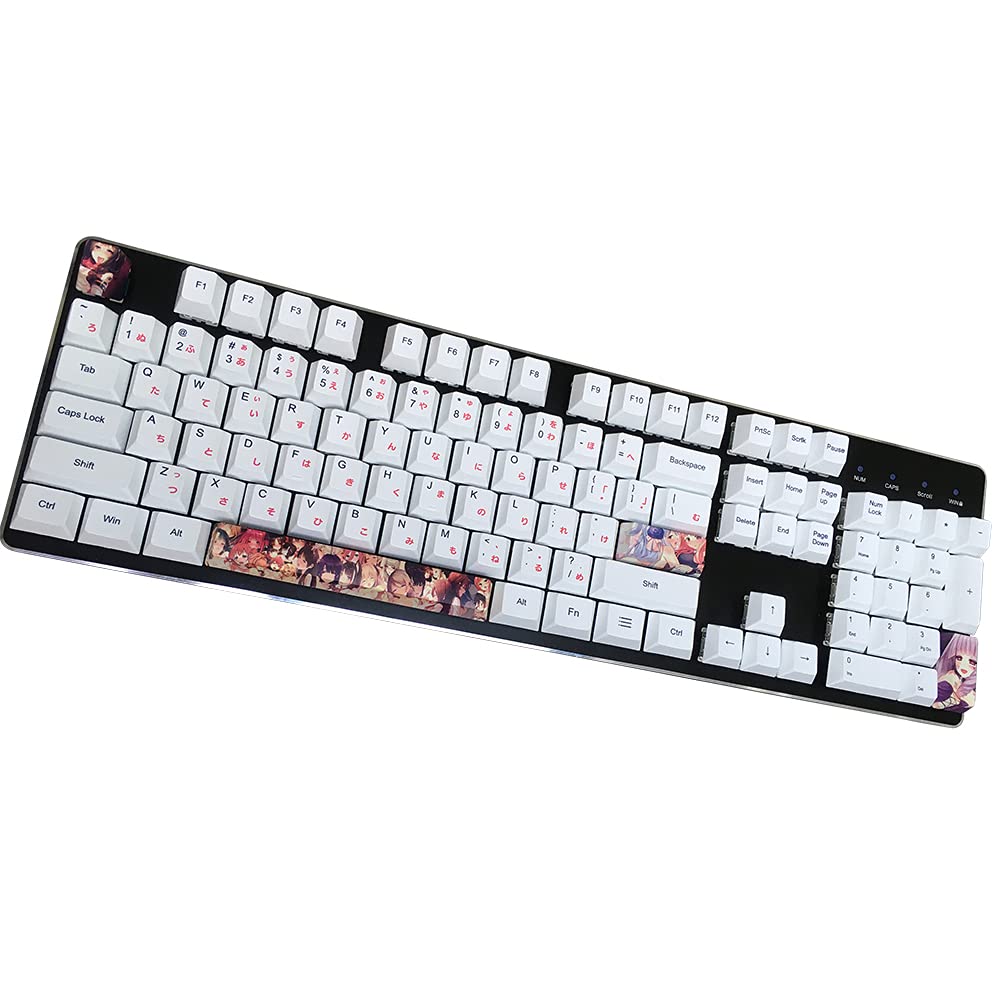 4 Keycaps Dye Subbed Pbt Keycap Oem Keycaps Spacebar Keycap ...