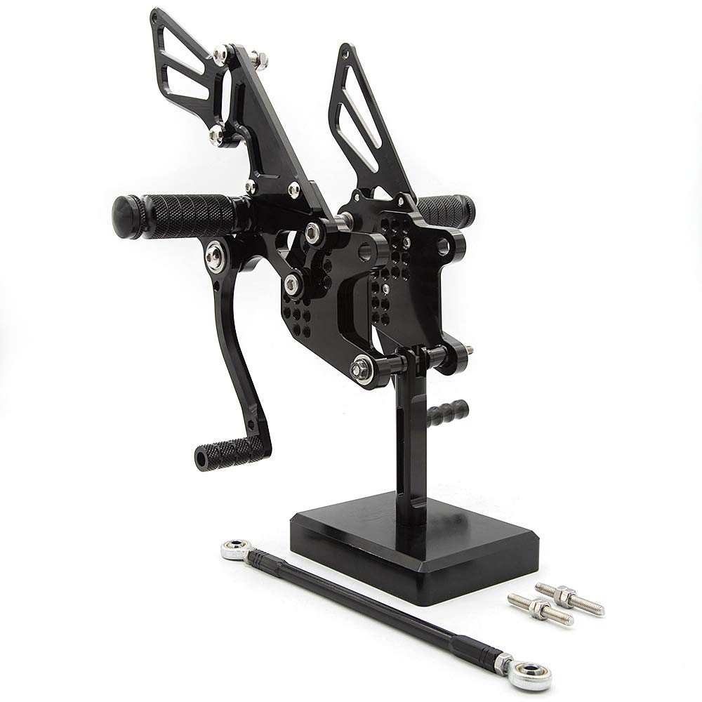 Ninja ZX10R Accessories CNC Billet Motorcycle Rearset Foot Pegs