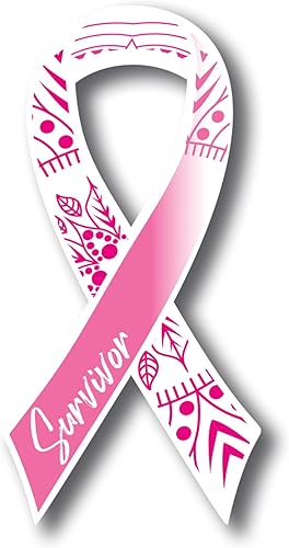 Miniatura 13 de Magnet Me Up Adhesivo magnético de cinta rosa para concientización del cáncer de mama, 3.5 x 7 pulgadas, imán automotriz resistente para automóvil