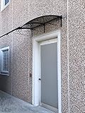  BELLHOUSE COPERTURE Marquesina de Hierro Mod. Ricciolo Classica - Prof.100 Long.200 cm-BRONZADO