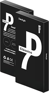 Dechutz Capa D7 Clássico Slim Fit, Nunca amarela - para iPhone 14 Pro - (Transparente)