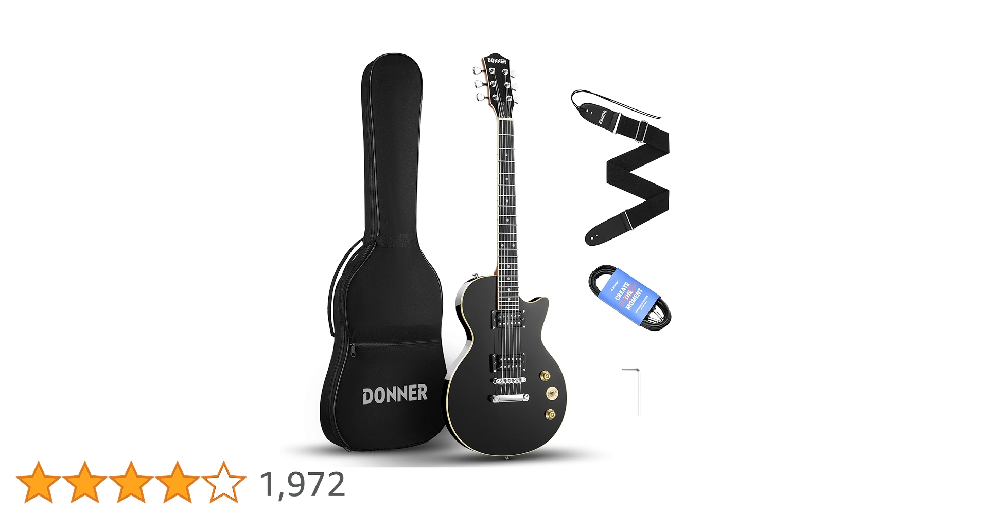 Amazon | Donner エレキギター 初心者セット LPタイプ 39インチ