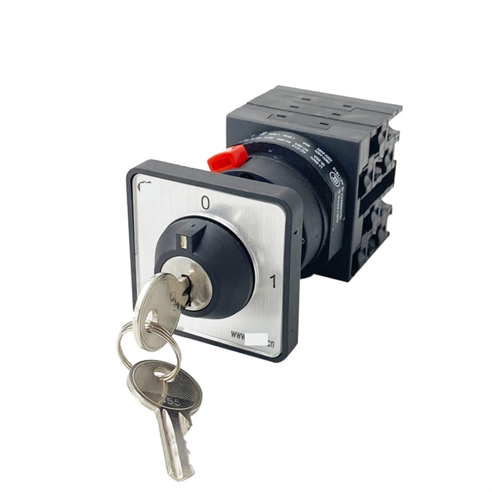 Interrupteur à cames rotatif électrique triphasé LW42 20 A 2 positions