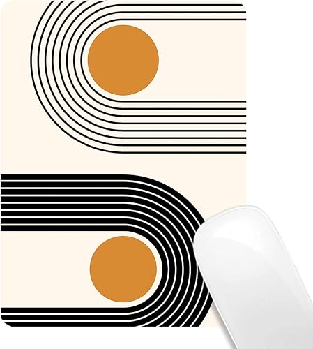 Alfombrilla de mouse pequeña de 6 x 8 pulgadas, mini mouse pad de arte abstracto para laptop, alfombrilla de mouse cuadrada portátil para viajes,