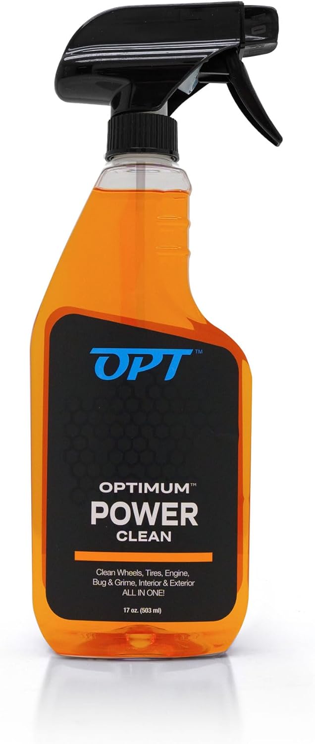 Optimum Power Clean - All Purpose Car Cleaner - Exterior and Interior, Bug and Tar Remover, Great for Boat, Motorcycle, RV, and Car Detailing (1 Gallon)