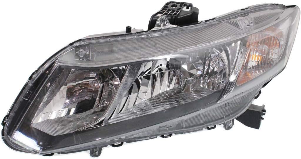 For 2013-2015 Honda Civic Headlight Driver Side HO2502150 For Sedan | 33150-TR0-A51