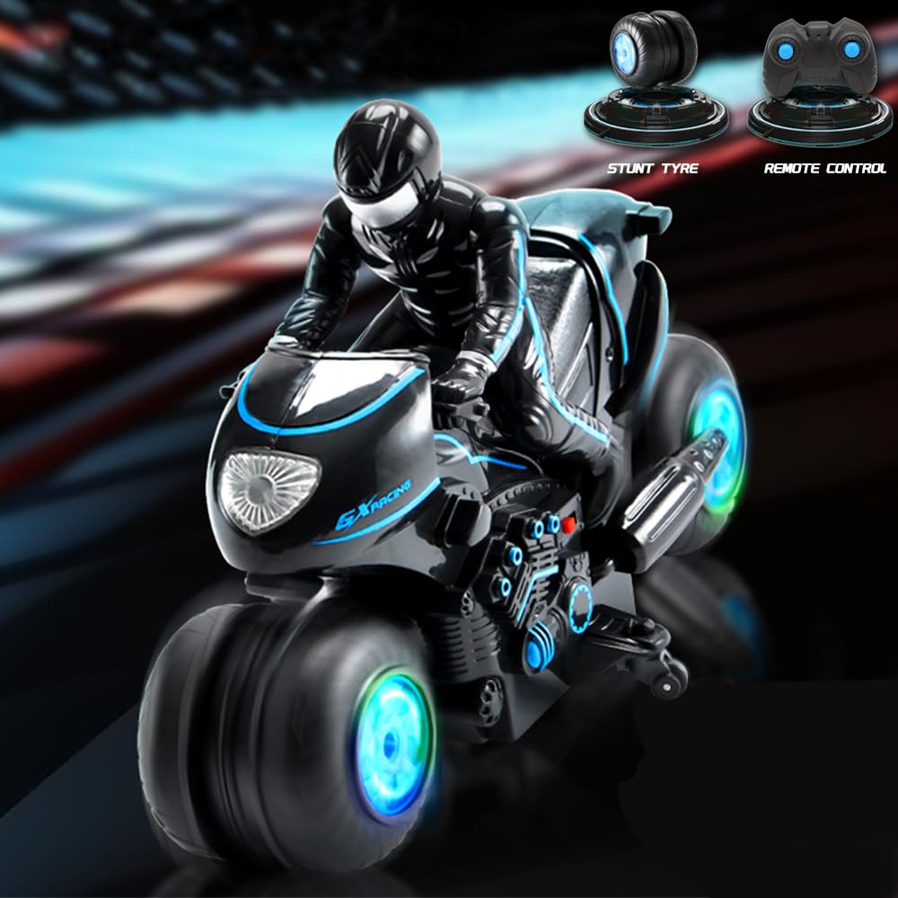 2.4G zdalnie sterowany motocykl terenowy, szybki dryf, akrobatyczny lot, prezenty dla dzieci