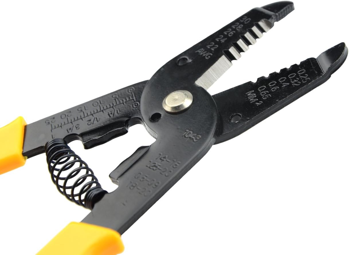 TOVOT Professional Automatic Wire Stripper and Cutter and Crimping Open Pliers Stripper Cutter Tool
