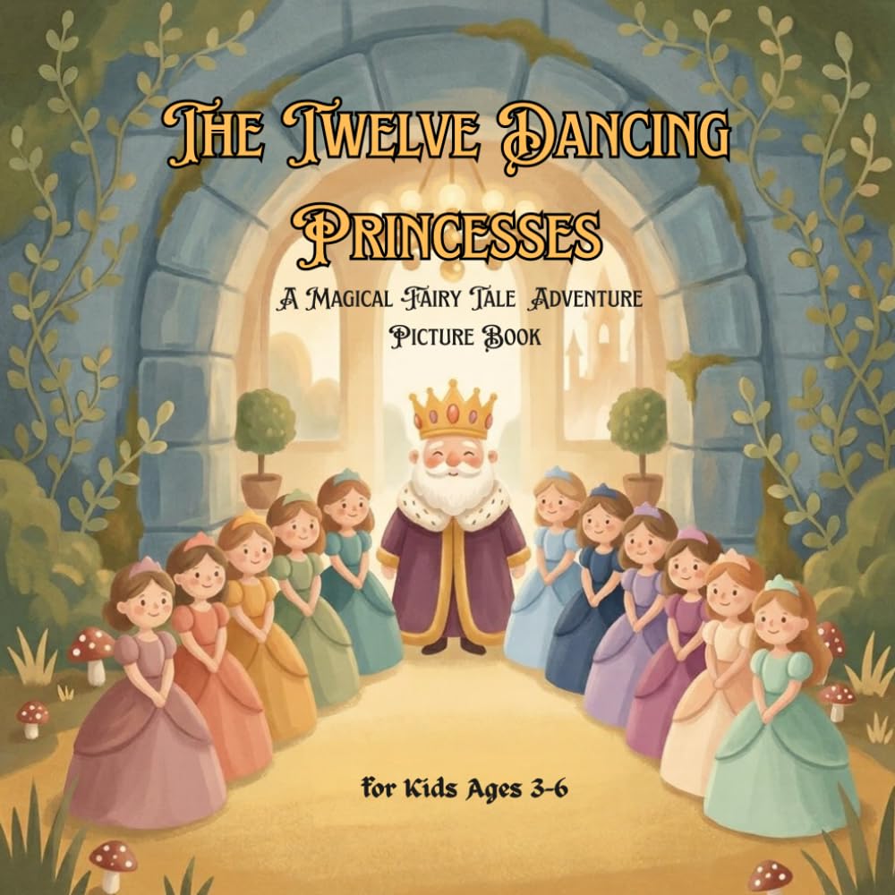 The Twelve Dancing Princesses: A Magical Fairy Tale Adventure Picture Book for Kids Ages 3–6 | Illustrated Bedtime Story from Classic Grimm Folklore (Timeless Princess Stories)