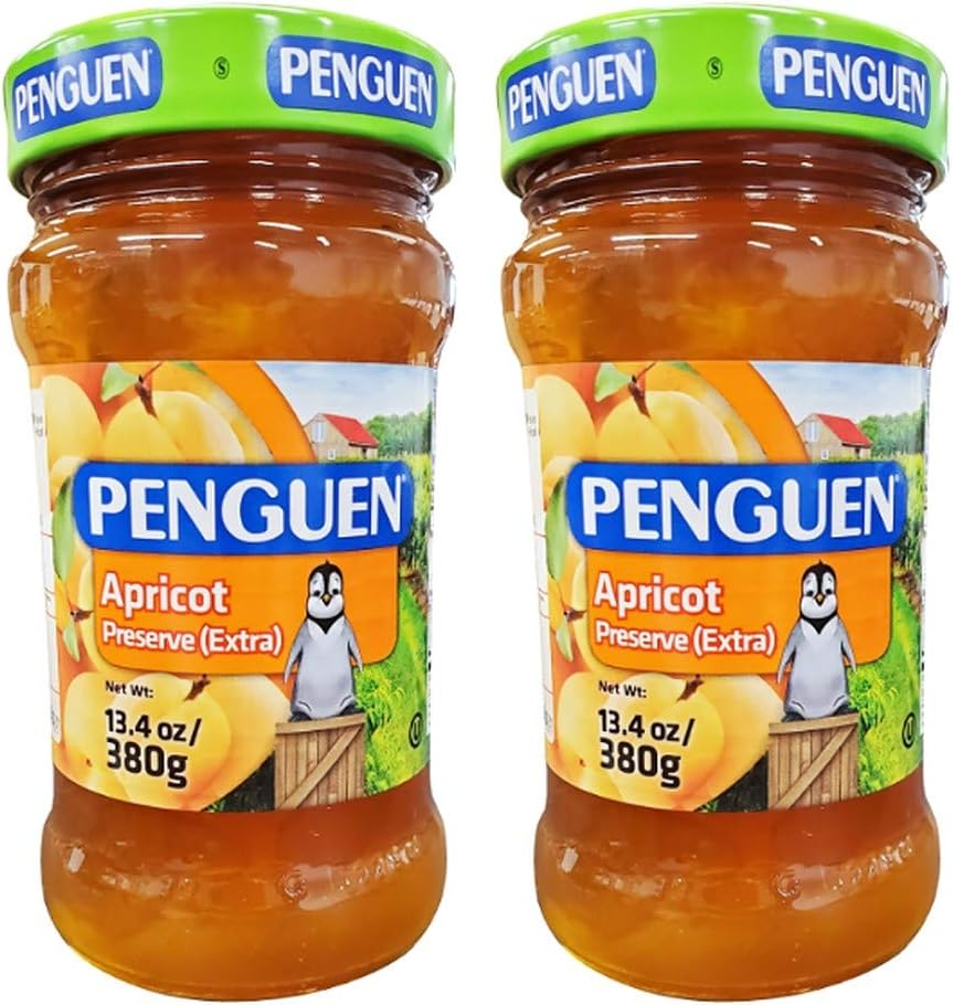 Penguen Apricot Preserve (Extra) (2 Pack, Total of 760g)