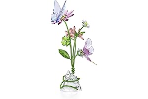 Swarovski Flowers: Idyllia Butterfly and Flowers Figurine