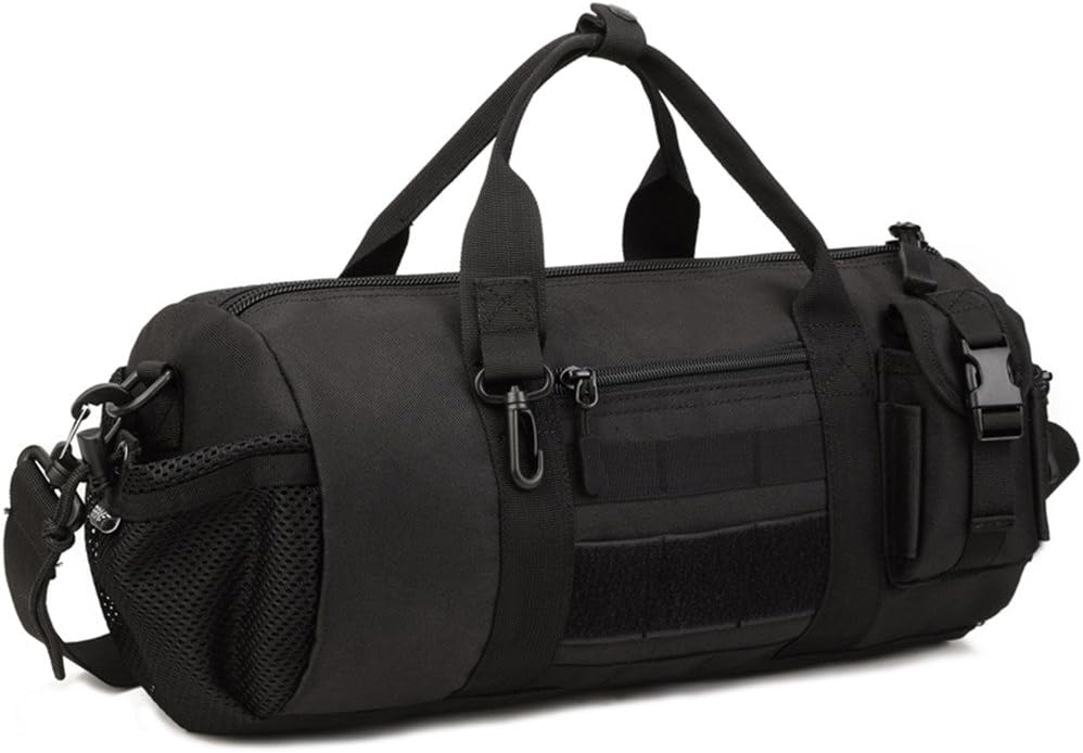 Cylinder Barrel Bag Tactical Military Messenger Bag Large Capacity Handbag