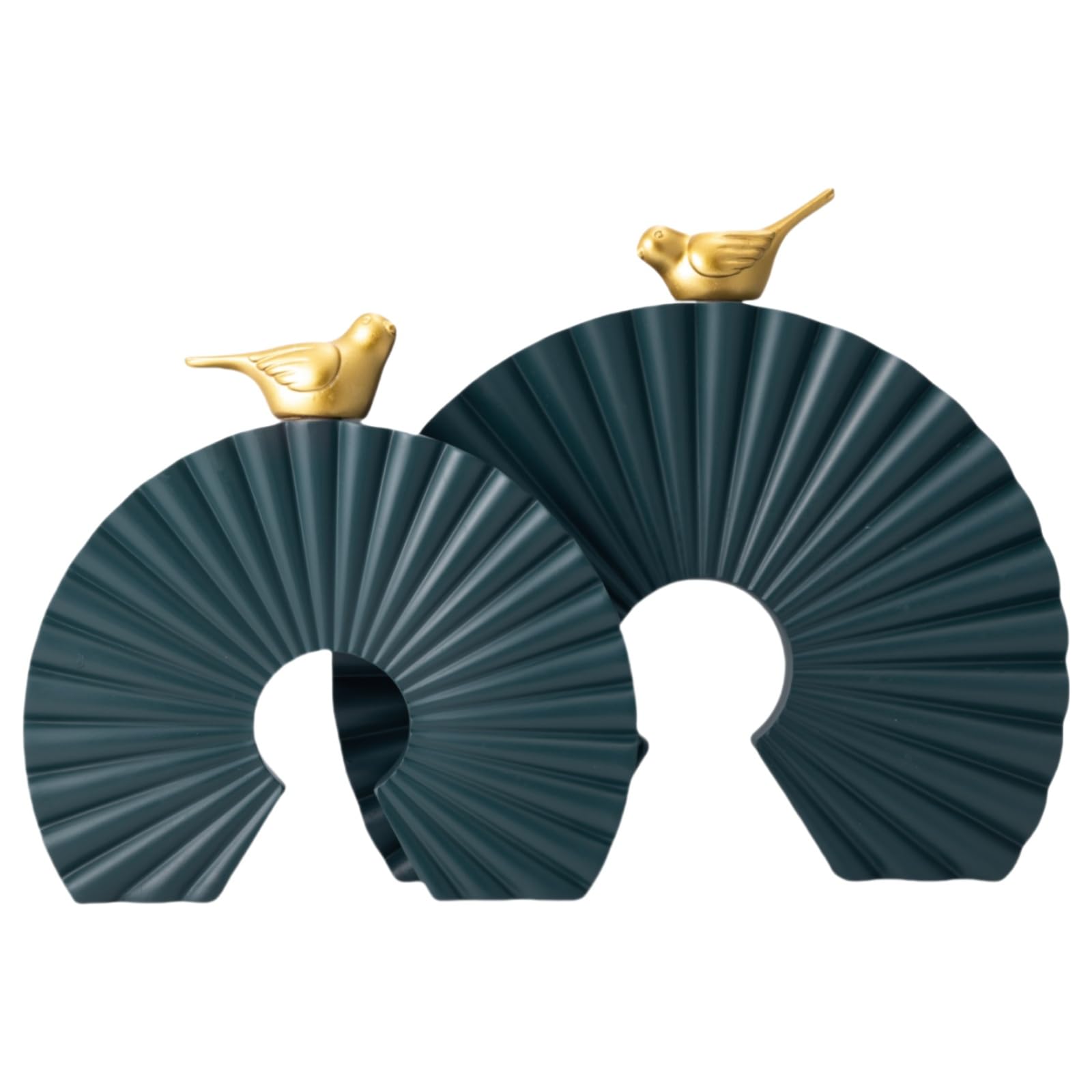Objetos decorativos contemporáneos y únicos sobre el gabinete, decoración moderna del hogar, artículos de decoración para sala de estar, soporte de TV, centros de mesa de decoración (verde