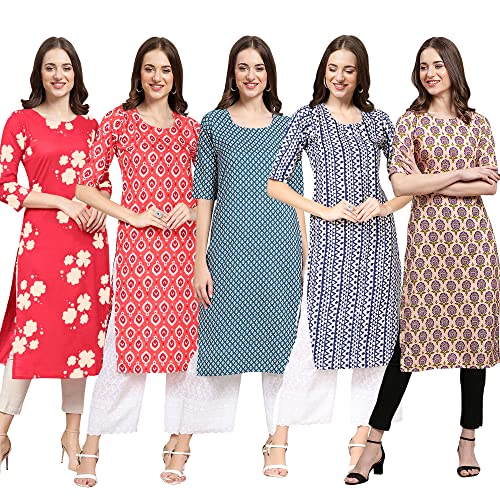 Image of Pinkmint Women's Crepe Regular Kurta