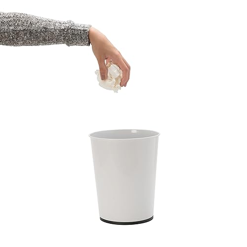 Miniatura 4 de Bath Bliss Cubo de basura pequeño de 5 litros  Paquete de 2  Parte superior abierta redonda  Bote de basura  Baño  Dormitorio  Cocina  Oficina