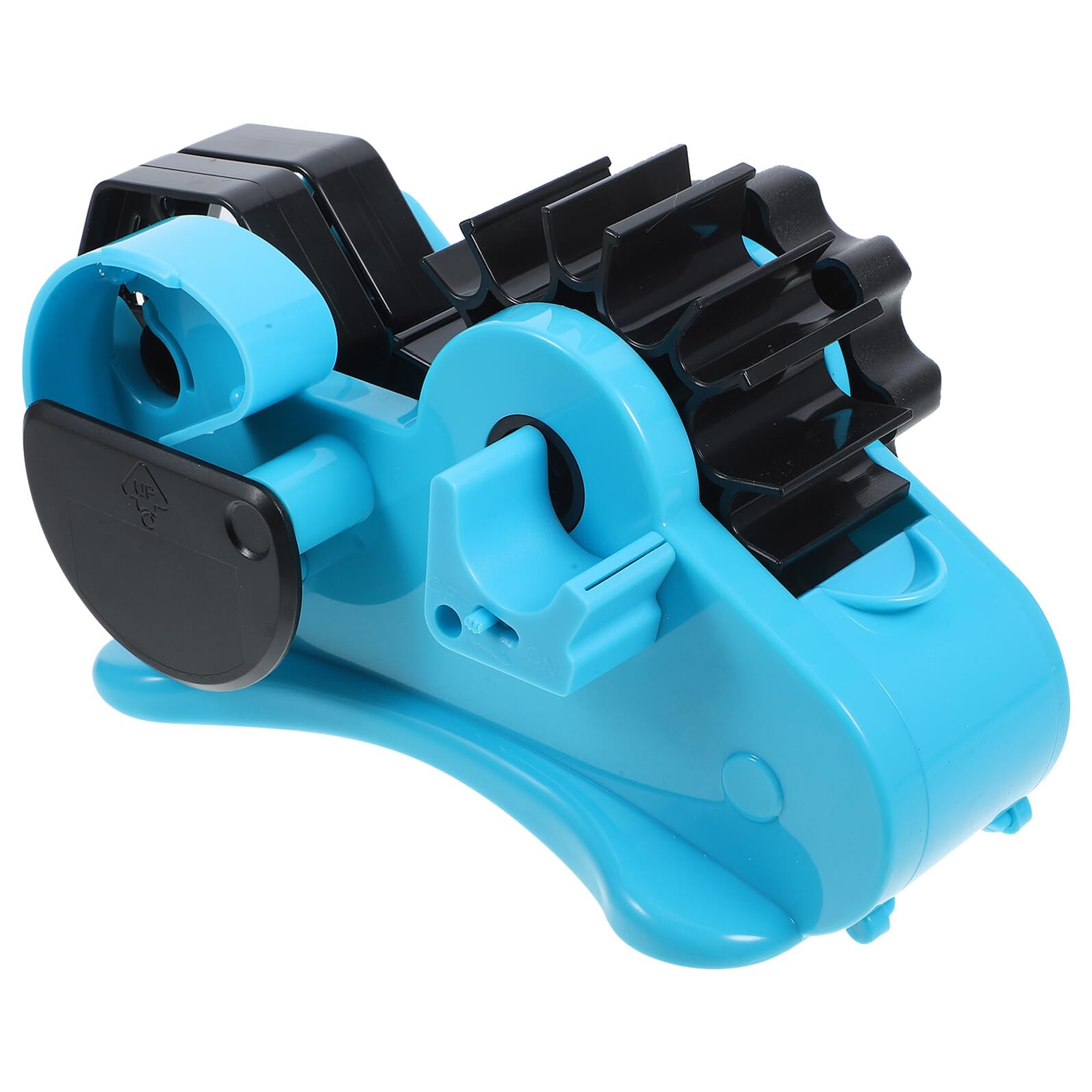 Dispenser per Nastro Adesivo da Tavolo Blu Porta Nastro Portatile con Taglierina Integrata Utensile di Taglio Pratico per Ufficio Scuola e Casa
