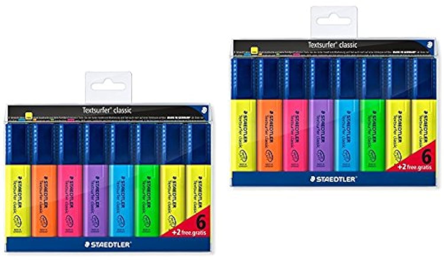 Staedtler Textsurfer Classic Highlighter, Refillable, Case