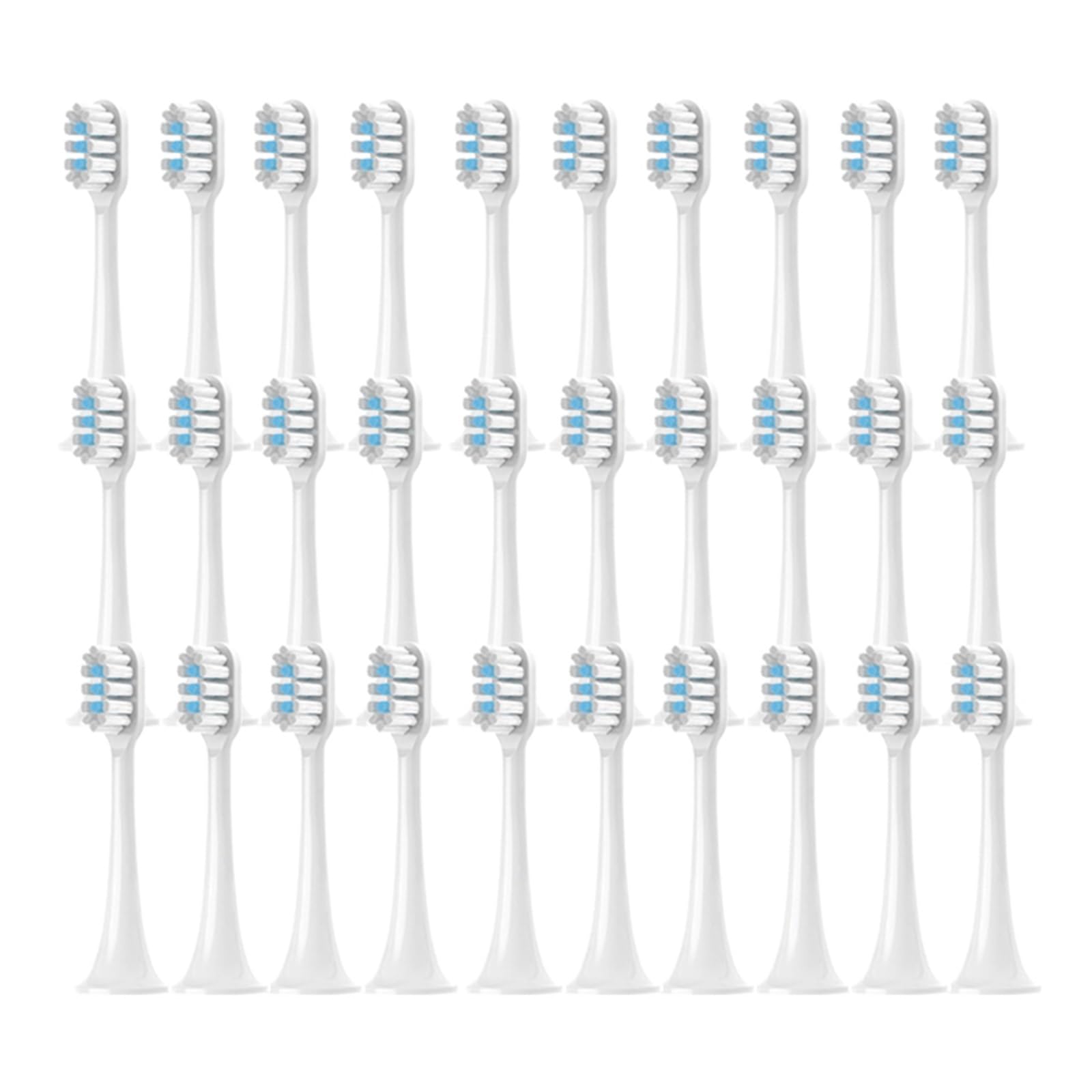 30 cabezales, compatible con Xiaomi, T301 T501 | Cabezales de plástico para cepillos de adultos, para modelos T301 T302 T501 T501C(Black-30pcs)