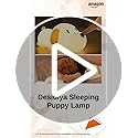 Image of Desidiya Sleeping Puppy Rechargeable Silicone Night Lamp - Cute Puppy LED Lamp, Kids Night Light, Nursery Decor, Birthday Gift, Silicone LED Light