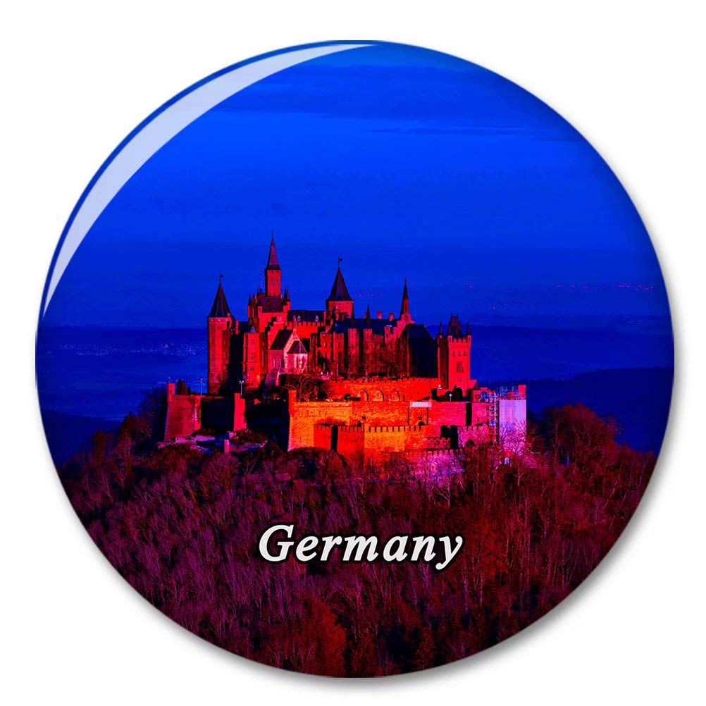 Hohenzollern Castle Germany Magnet Travel Souvenir 3D Resina Colección Regalo Nevera Nevera Imán