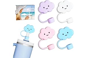 Protective Straw Cloud Caps for Your Stanley Cup