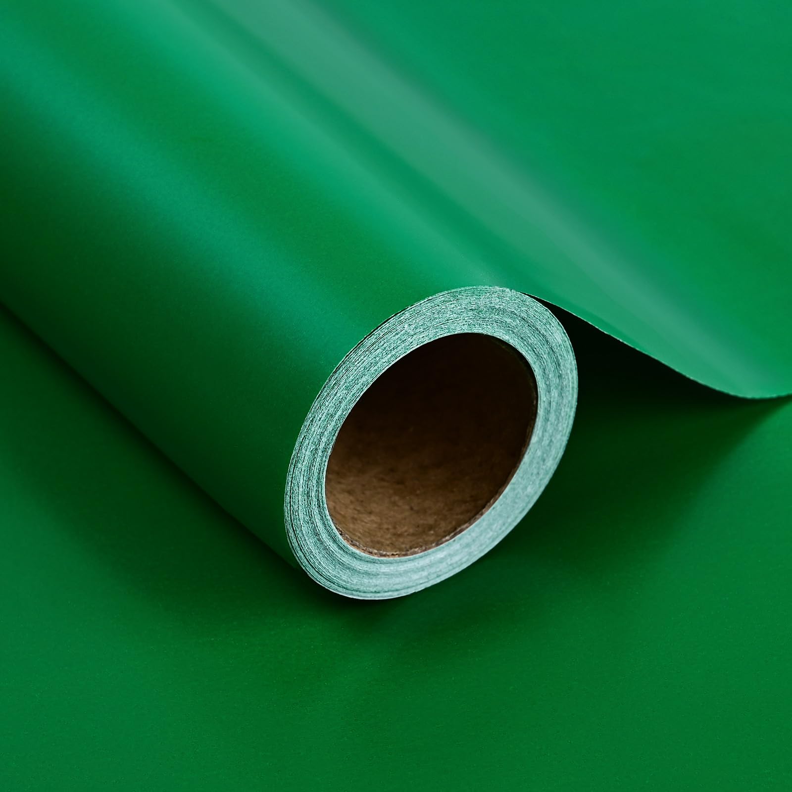 Iioscre Papel de regalo, rollo de papel de regalo verde oscuro, papel de regalo de metal mate de color sólido para cumpleaños, Navidad, boda, baby shower, día de la madre, día del padre, 17.3 pulgadas