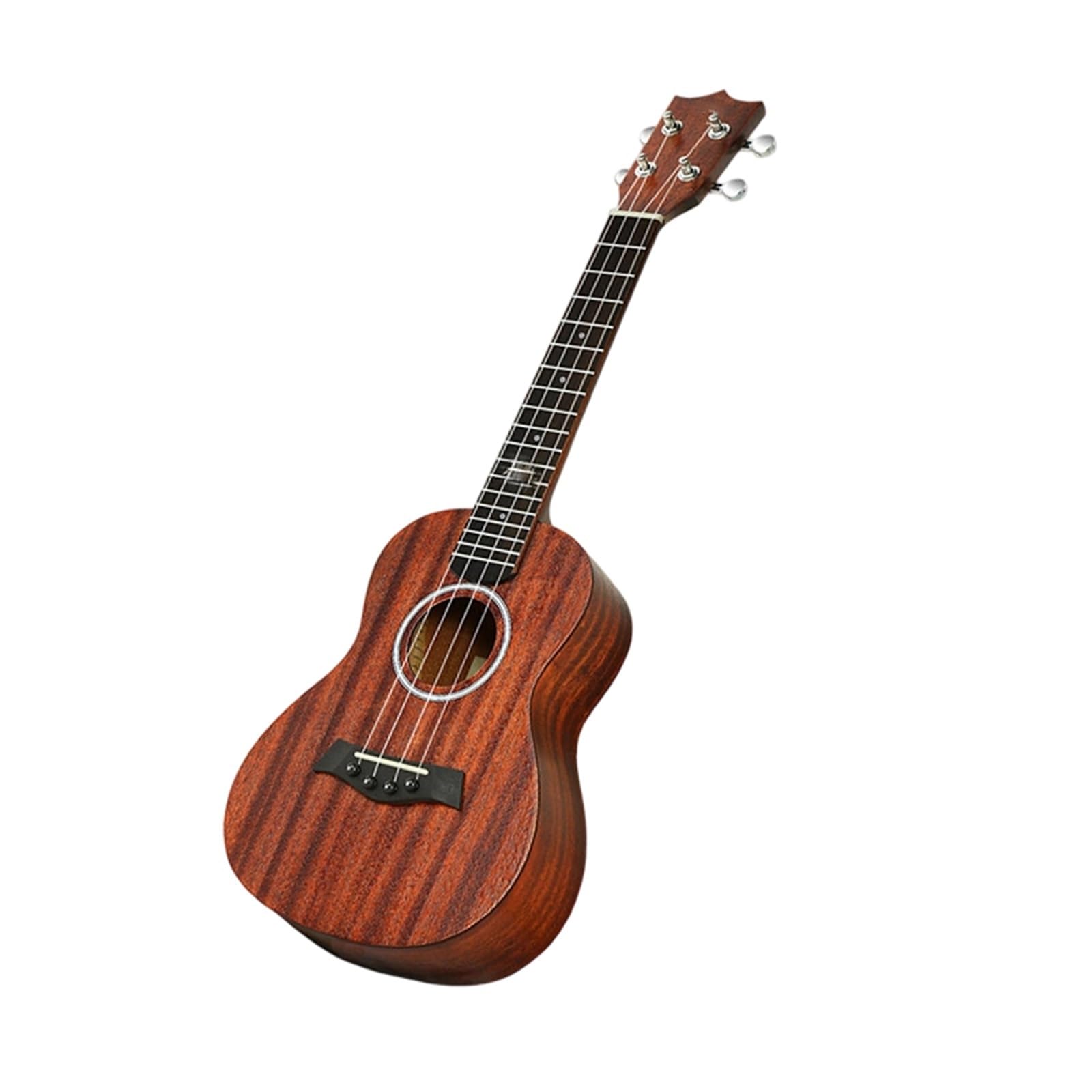 Początkujący Ukulele 23 Calowy Przenośny Solidny Top Ukulele Mahoń Instrument Dla Początkujących Dorosłych W Kolorze Kawy Mokka