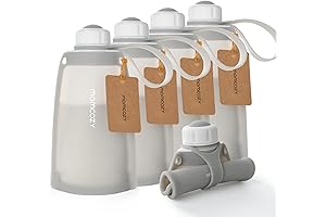 Momcozy Reusable Silicone Breastmilk Storage Bags, 250ml