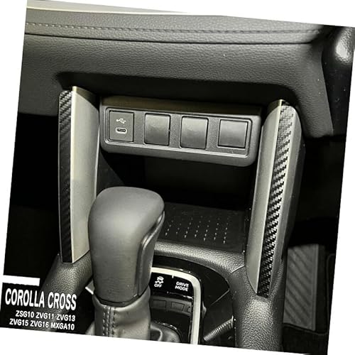 【松印】車種専用 インパネシート アクセントステッカー4 カローラクロス ZSG10 ZVG11 ZVG13 ZVG15 ZVG16 MXGA10 ハイブリッド 【カラー:通常レッド】