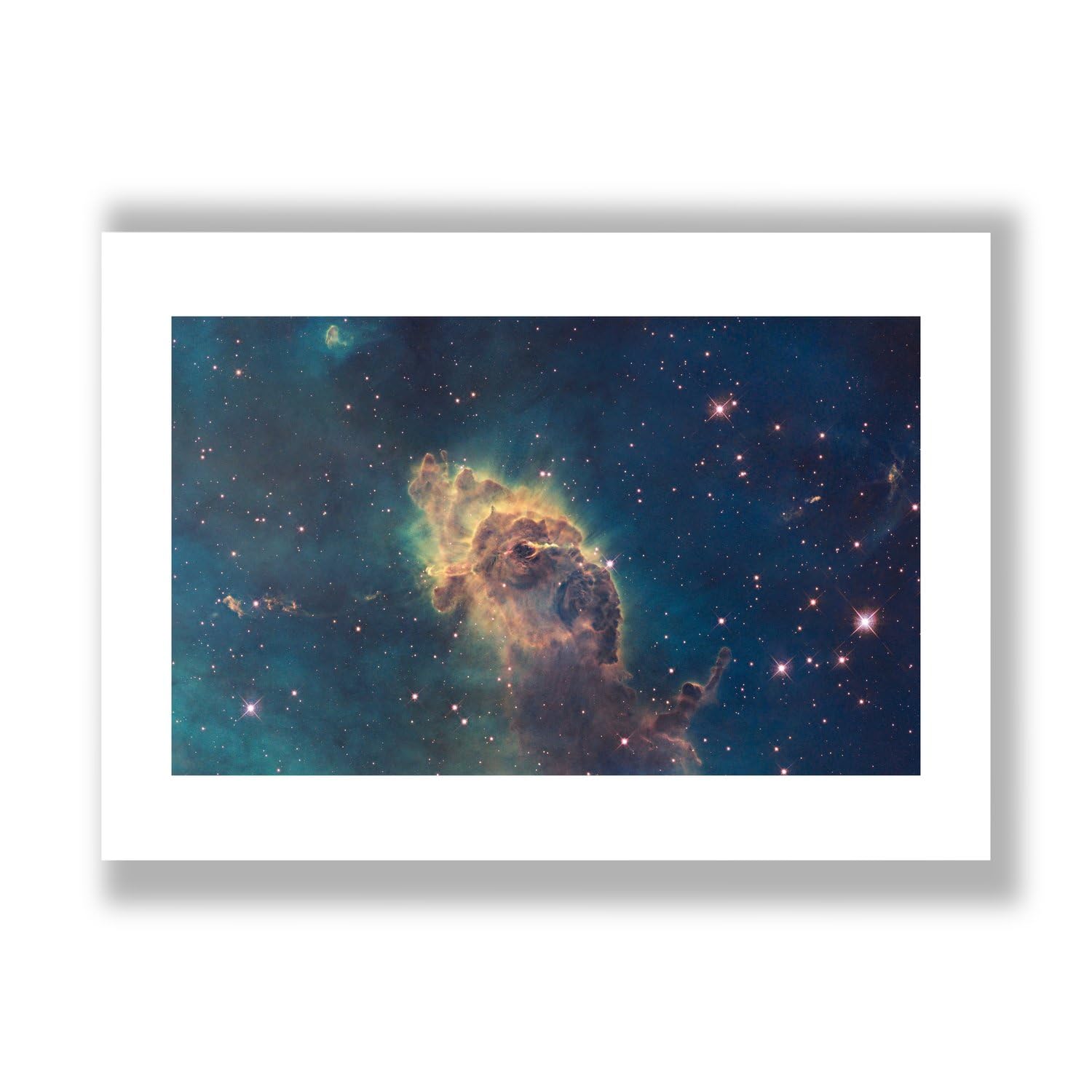 Impression Hubble de la Nébuleuse de la Carène en Finition Semi-Brillante