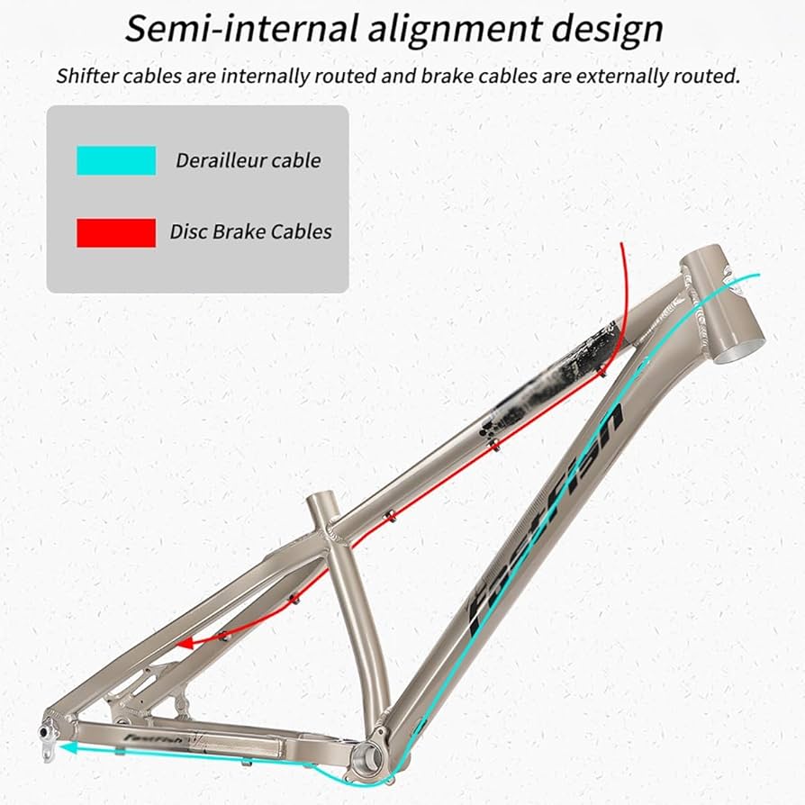 MTB フレーム Amazon.co.jp: 自転車フレーム 26 インチ ディスクブレーキ 超