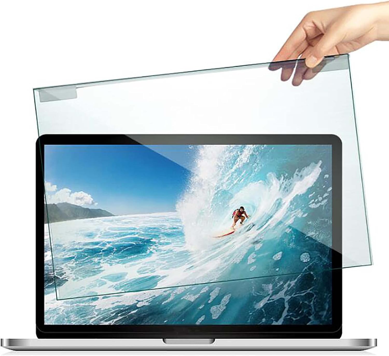 WLWLEO 15.6 inch Laptop Screen Protector Panel Blue Light Blocking Screen Filter Hanging Removable Notebook Computer Protector Film,Anti-Scratch, Dust-Proof