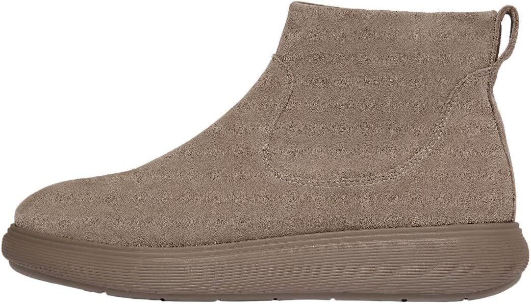 FitFlop womens Iq-comff Suede Zip Ankle Boots