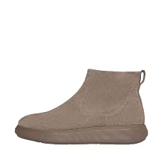 FitFlop womens Iq-comff Suede Zip Ankle Boots