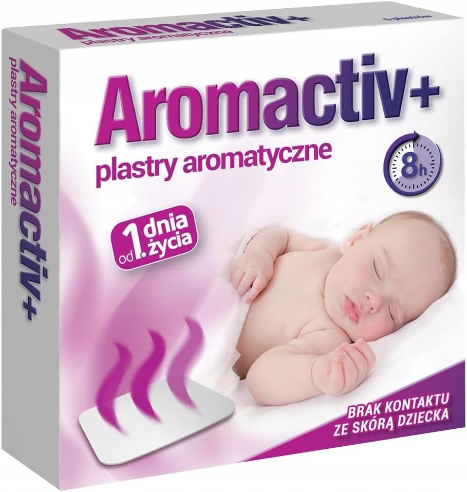 Aromactive Patches - 5 Patches - Adhesive Tape Contain Essential Oils That Work Antiseptic, cleares "stuffy Nose" (restores Nose Patency), facilitate Breathing.