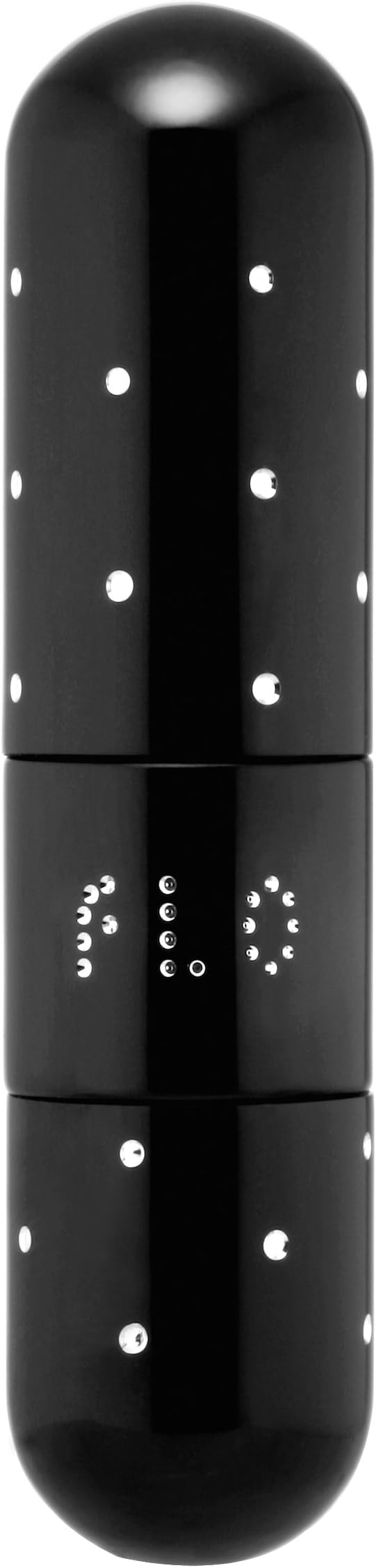 Refillable Fragrance Atomiser, Black with Crystals, 16 Ounce