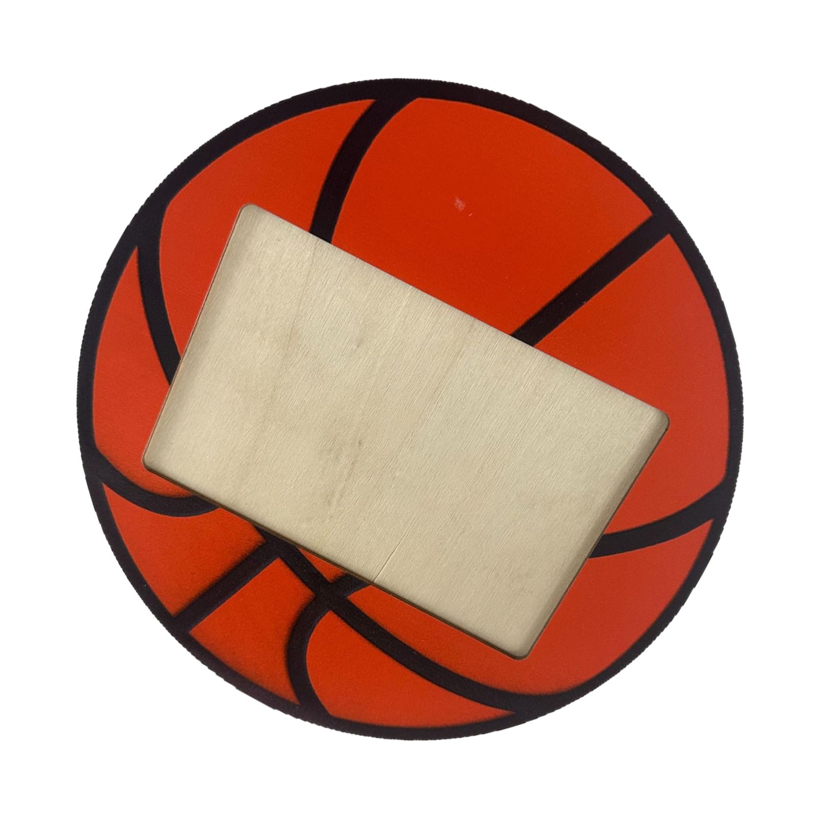 Zxfdsfdbnm Engraved Wood Photo Frame Highlighting Traditional Sports Ball Patterns Great for Group Photos Football Photo Frame