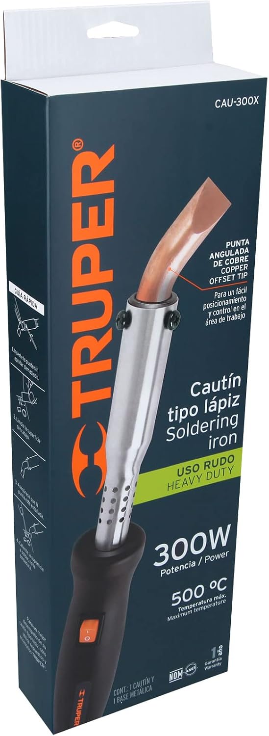 TRUPER CAU-300X Heavy Duty Angled Tip Soldering Irons 300 W