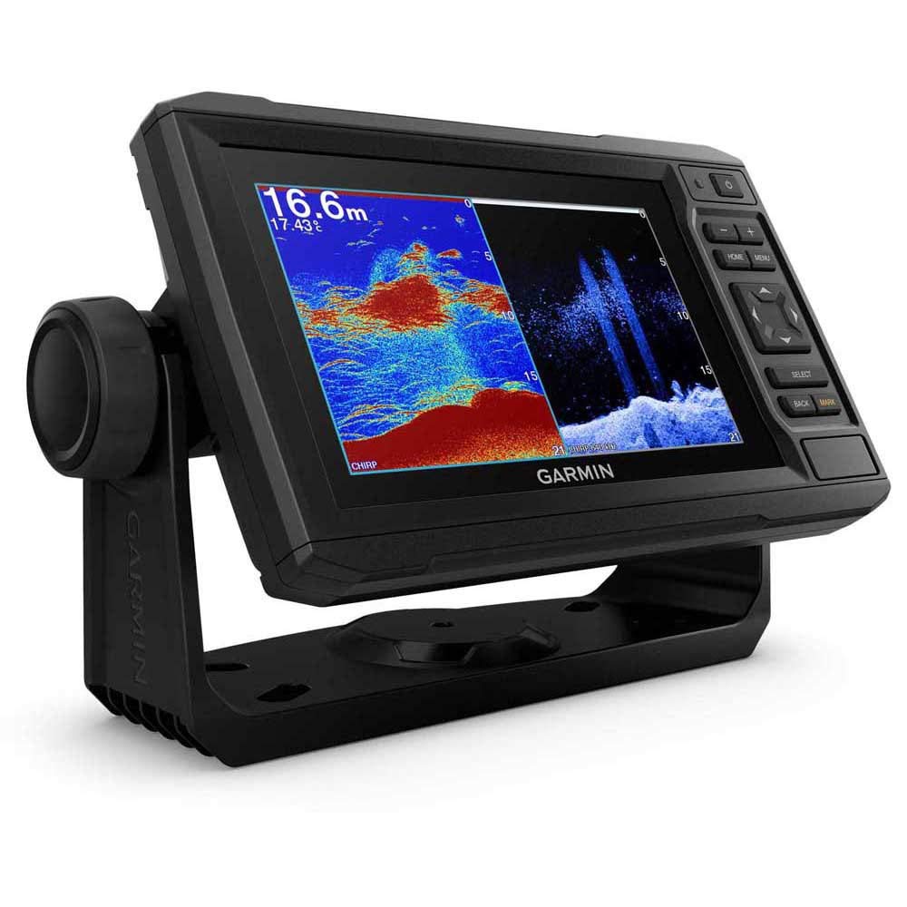 Garmin Echomap UHD 6.2", 0.7 kg, transducteur GT24, Traceur de Cartes LCD avec Carte Mondiale