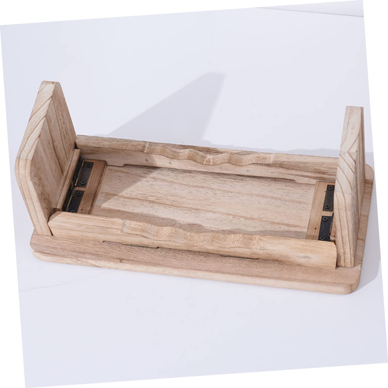Buddha Kniender Hocker Tragbarer Klapphocker Faltbare Bankdrückbank Holzbank Meditationsstuhl Kniende Meditationsbank Hölzerner Tritthocker Haushaltshocker Kniender