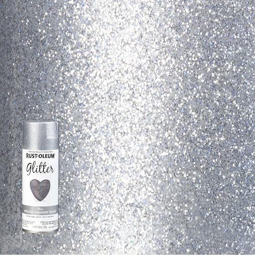 Image of Rust-Oleum 267734 Spray Paint, Each, Silver Glitter